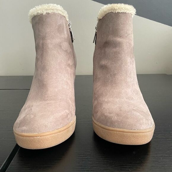 UNISA MOBII WEDGE BOOTIE, Tan, 9 - Picture 11 of 14